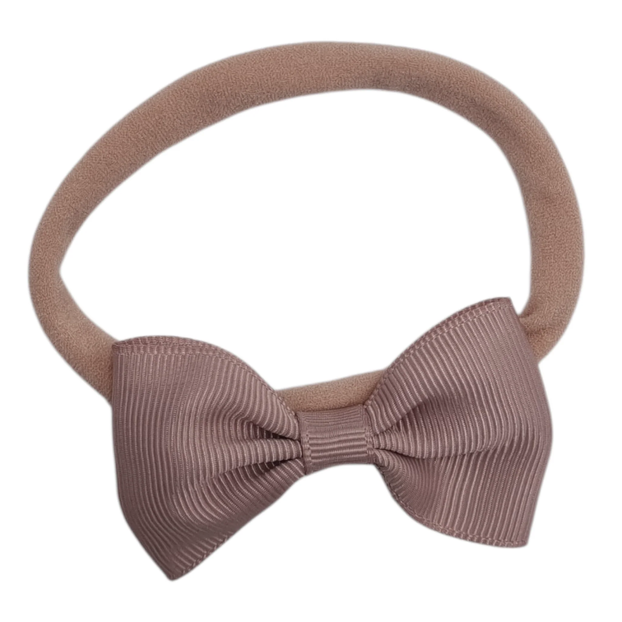 2.5 inch Mauve Dainty Bow Headbands
