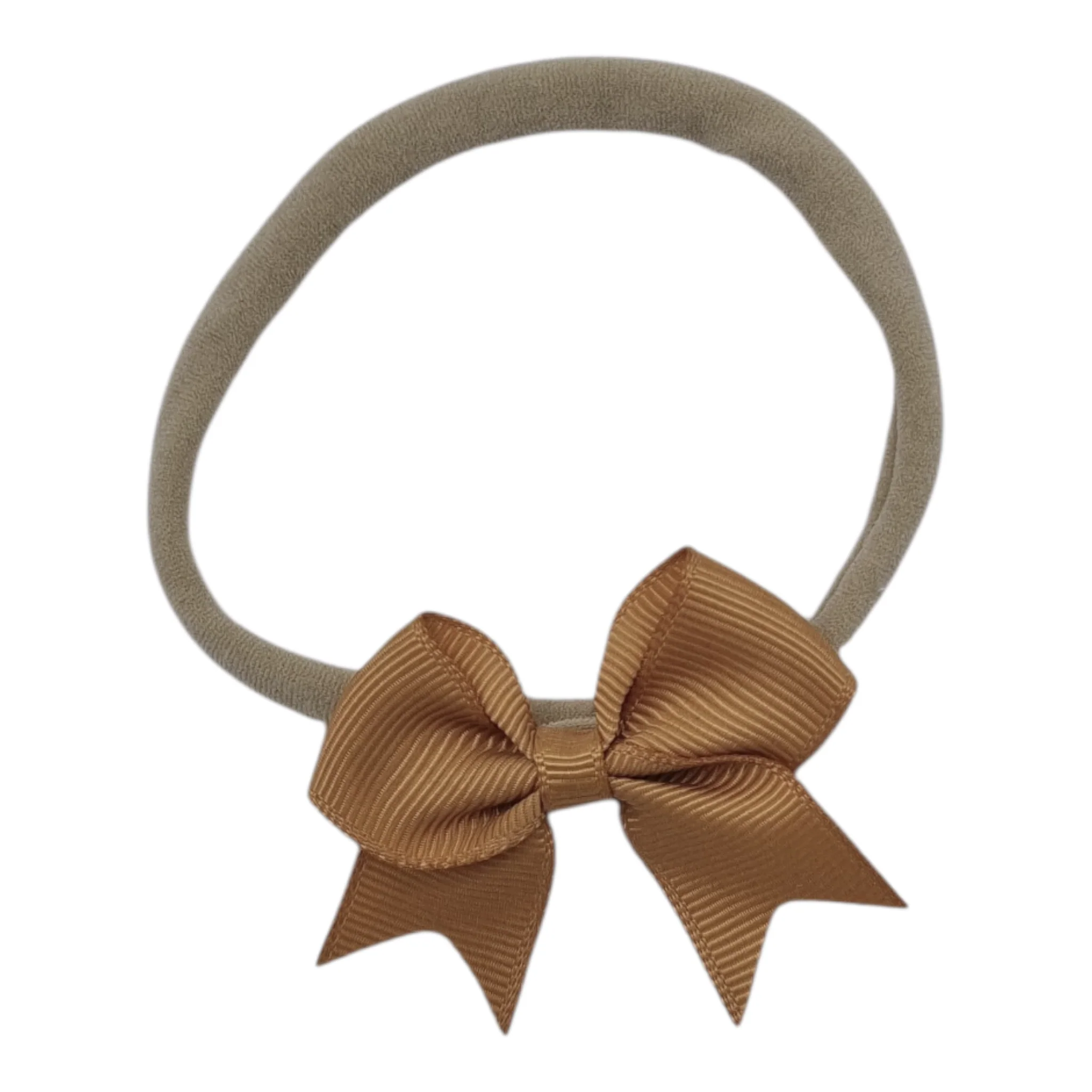2 inch Brown Kiss Dainty Bow On Headband