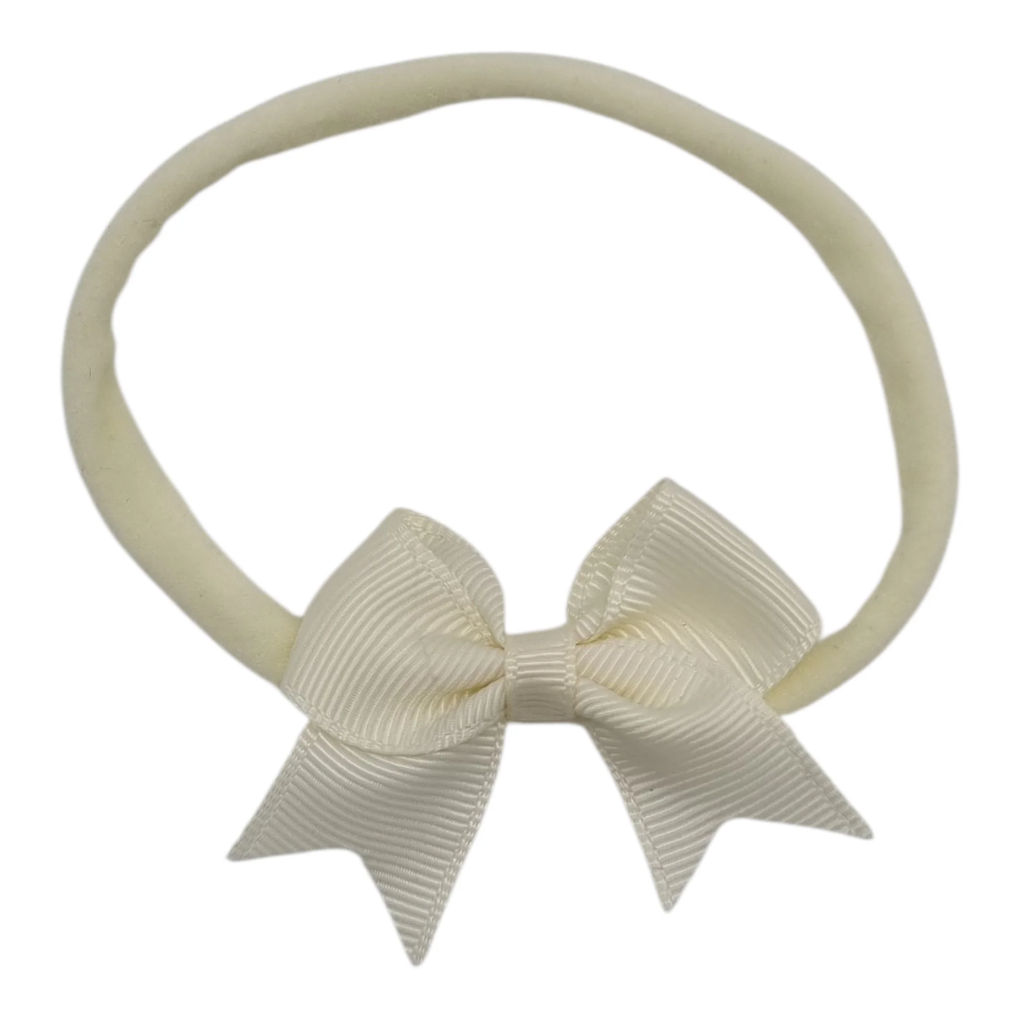 2 inch Cream Kiss Dainty Bow On Headband