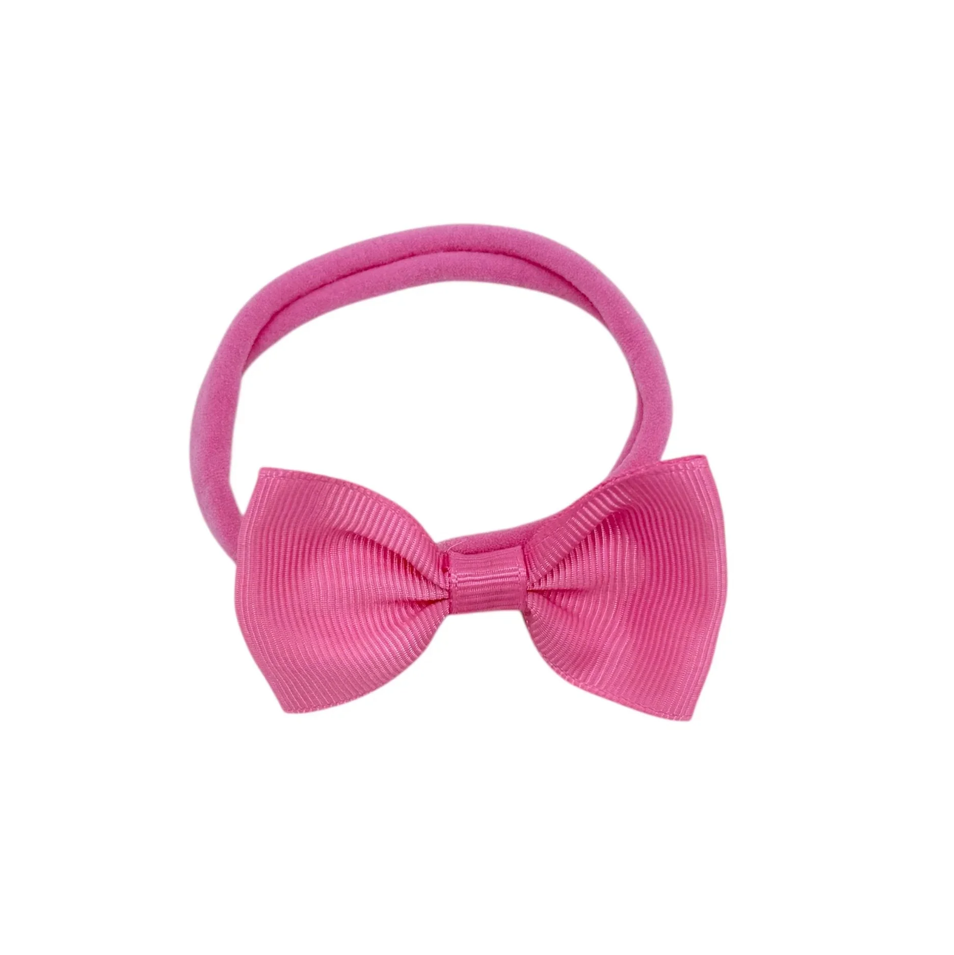Bright Pink 2.5 inch Dainty Bow On Headband