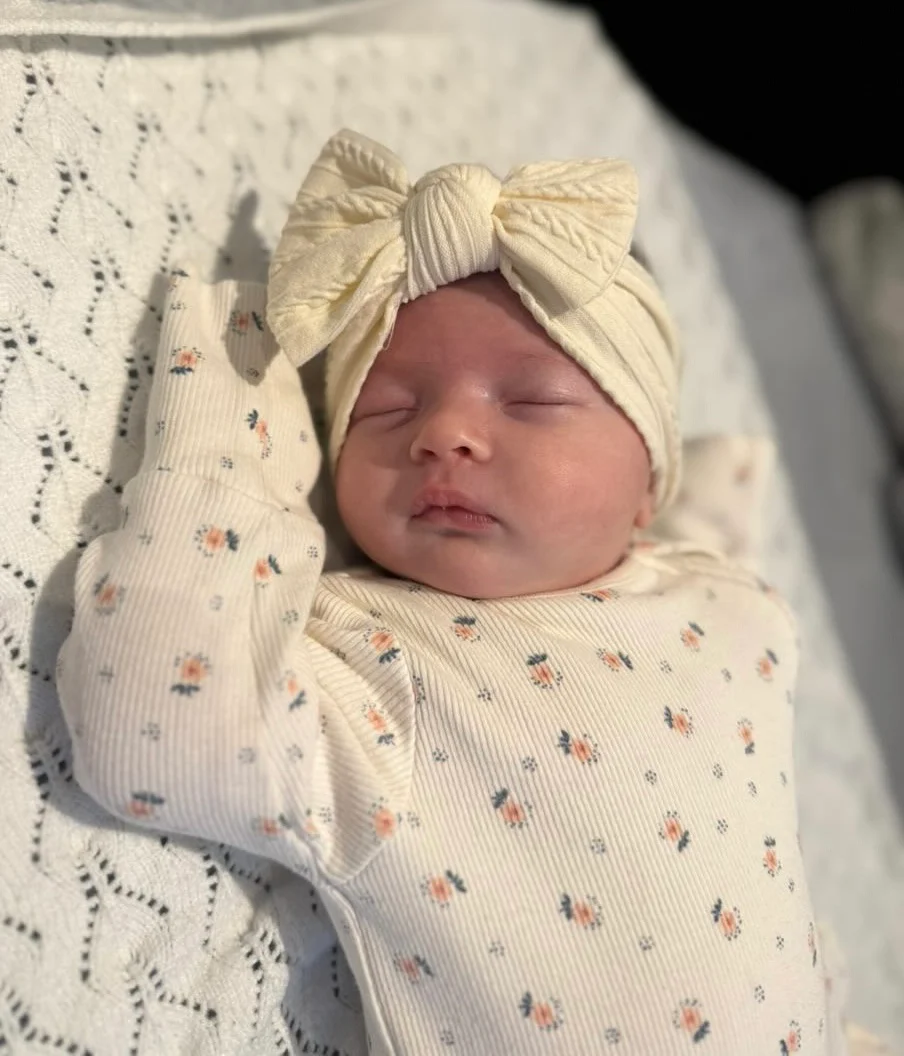 Custard Yellow Cable Knit Smaller Bow Headband - Image 3