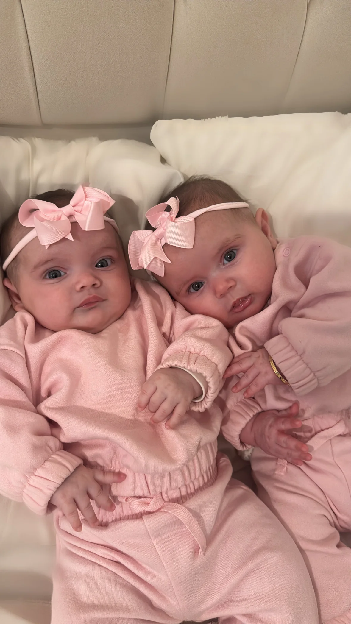 Light Pink 3 Inch Dainty Bow On Headband - Image 3