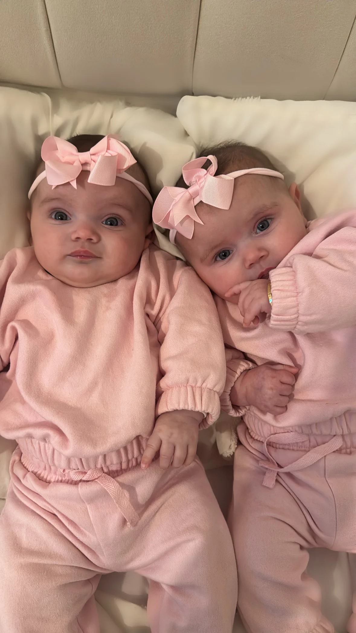 Light Pink 3 Inch Dainty Bow On Headband - Image 5