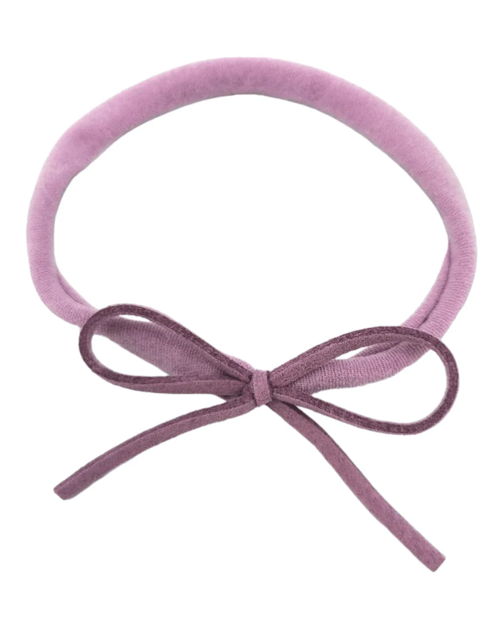 Set of 4 Mini Cord Dainty Bow Headbands - Image 3