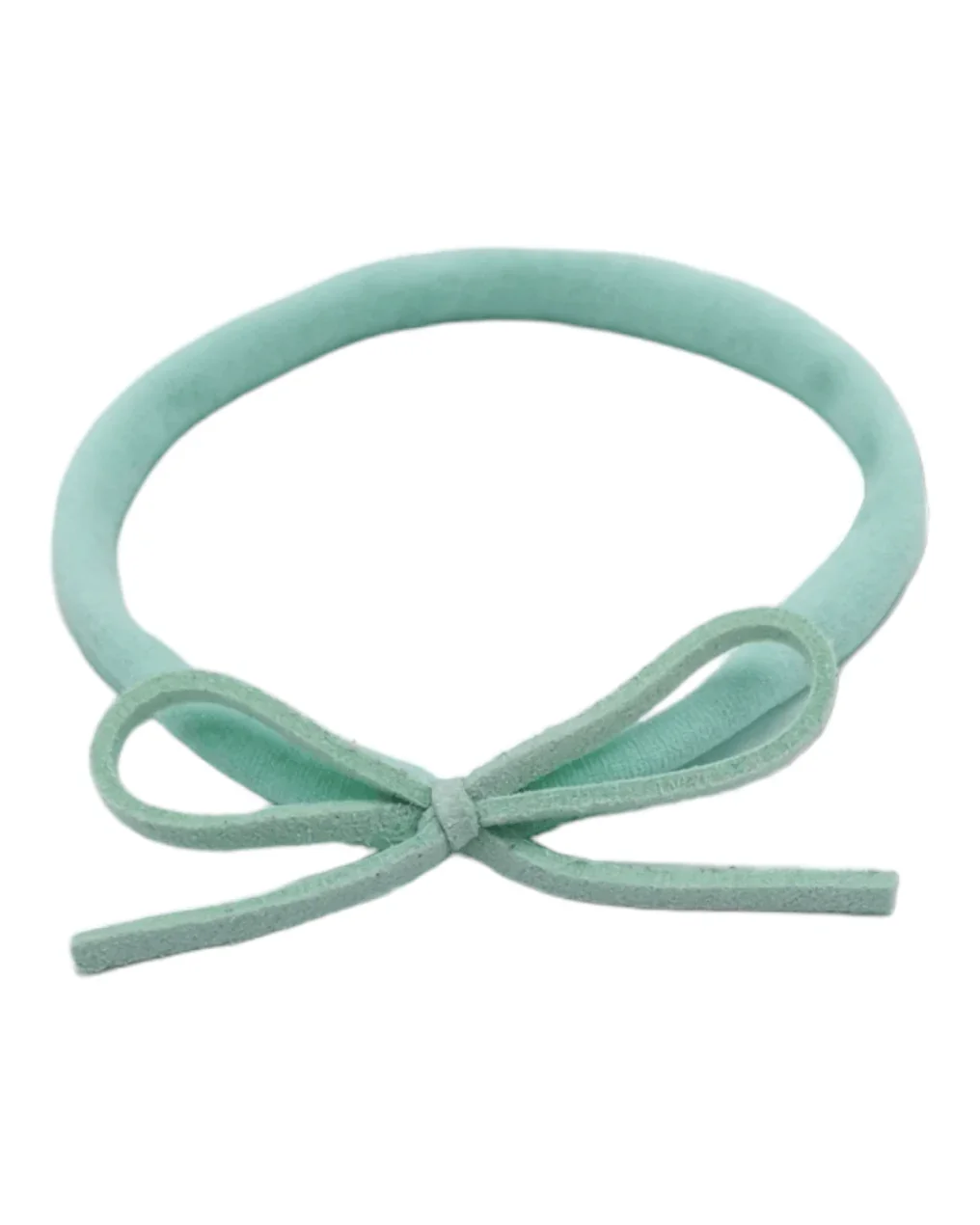 Set of 4 Mini Cord Dainty Bow Headbands - Image 4
