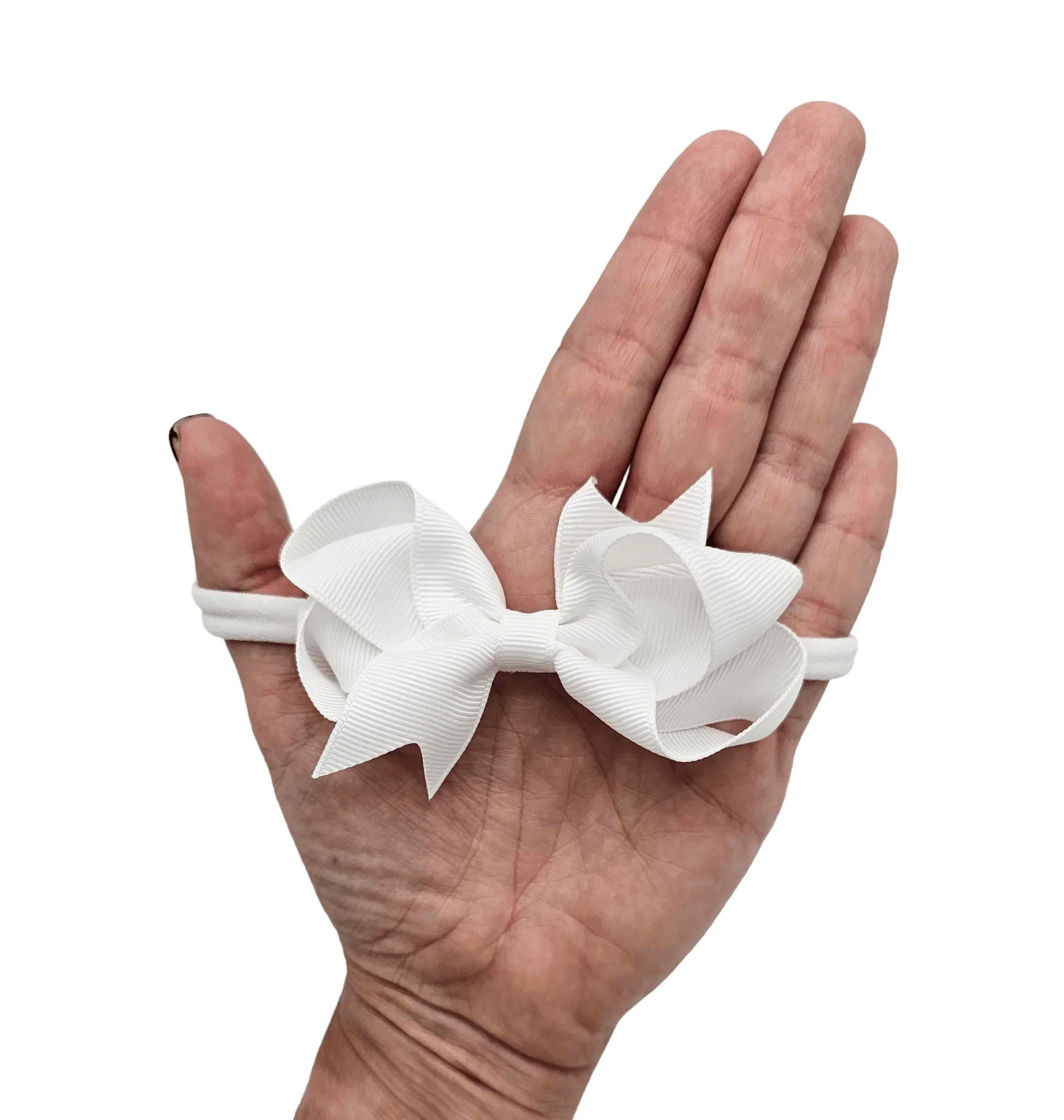 Set Of 4 - 3 Inch Dainty Bow Headbands - Image 3